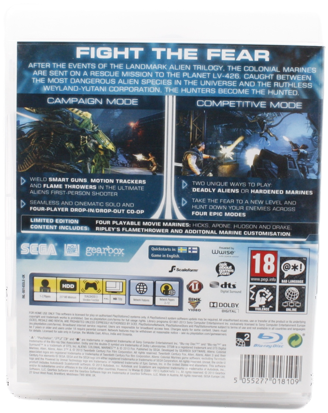 Aliens Colonial Marines (LIMITED EDITION) (PS3)