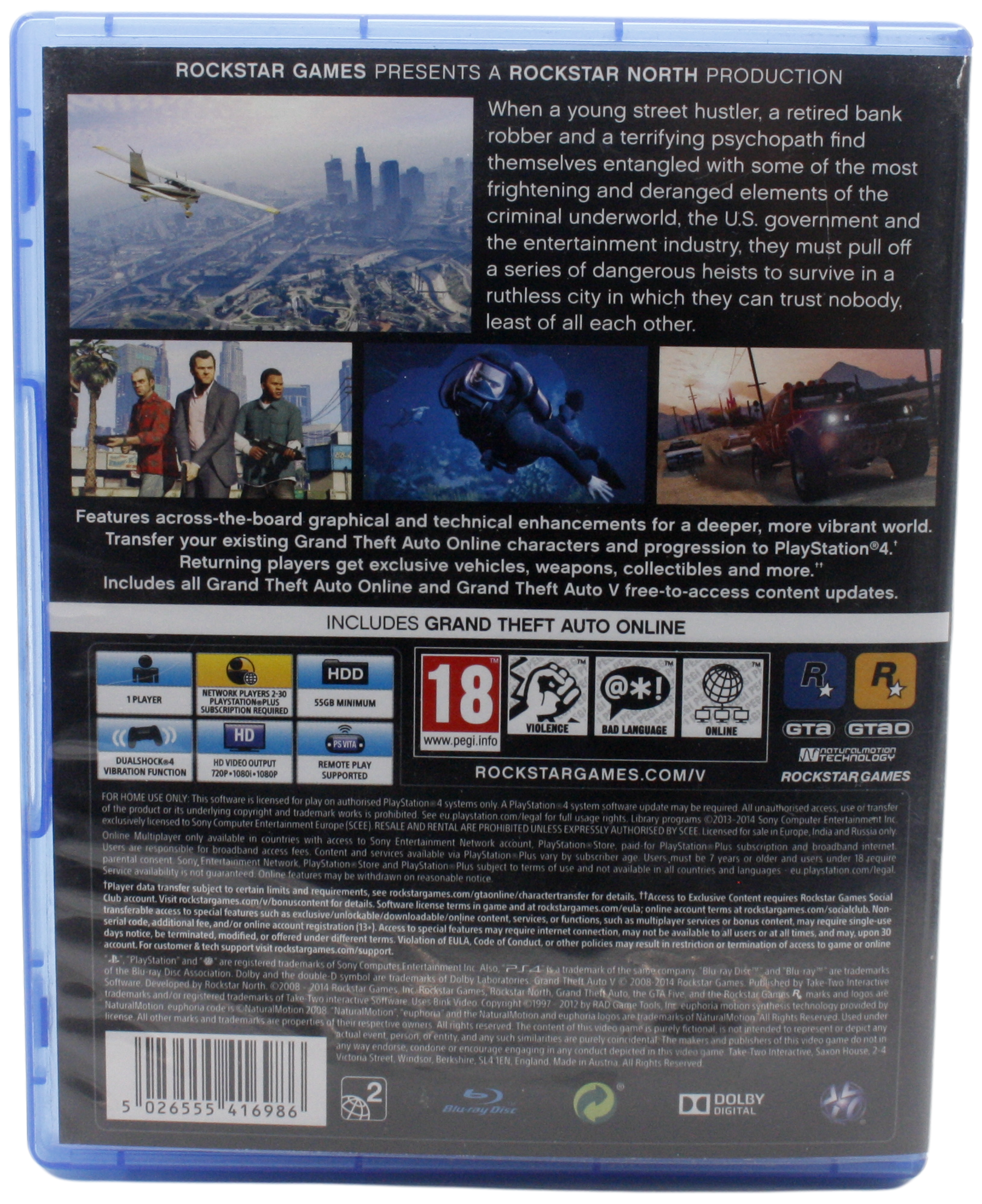 Grand Theft Auto V (PS4)