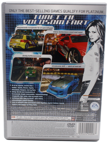 Need for Speed : Underground (Platinum) (PS2)
