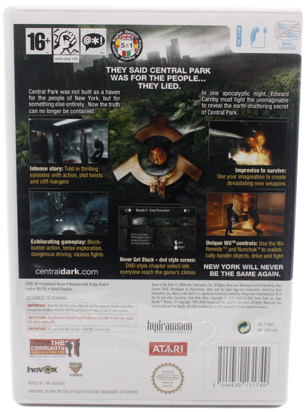 Alone in the Dark U.Manual (Wii)