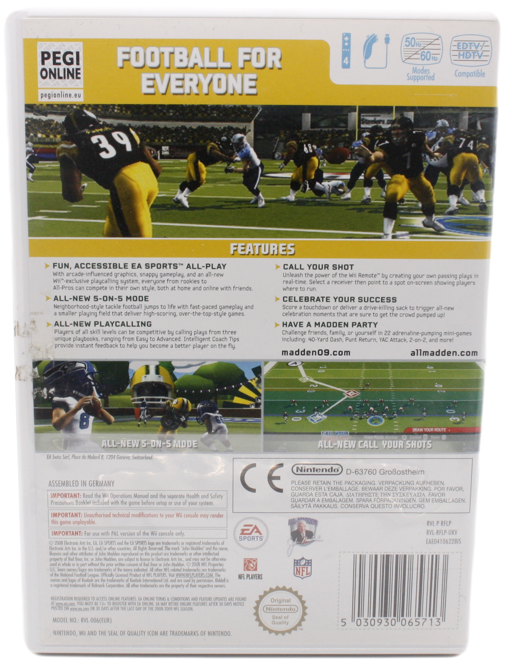 Madden NFL 09 All-Play (Wii)