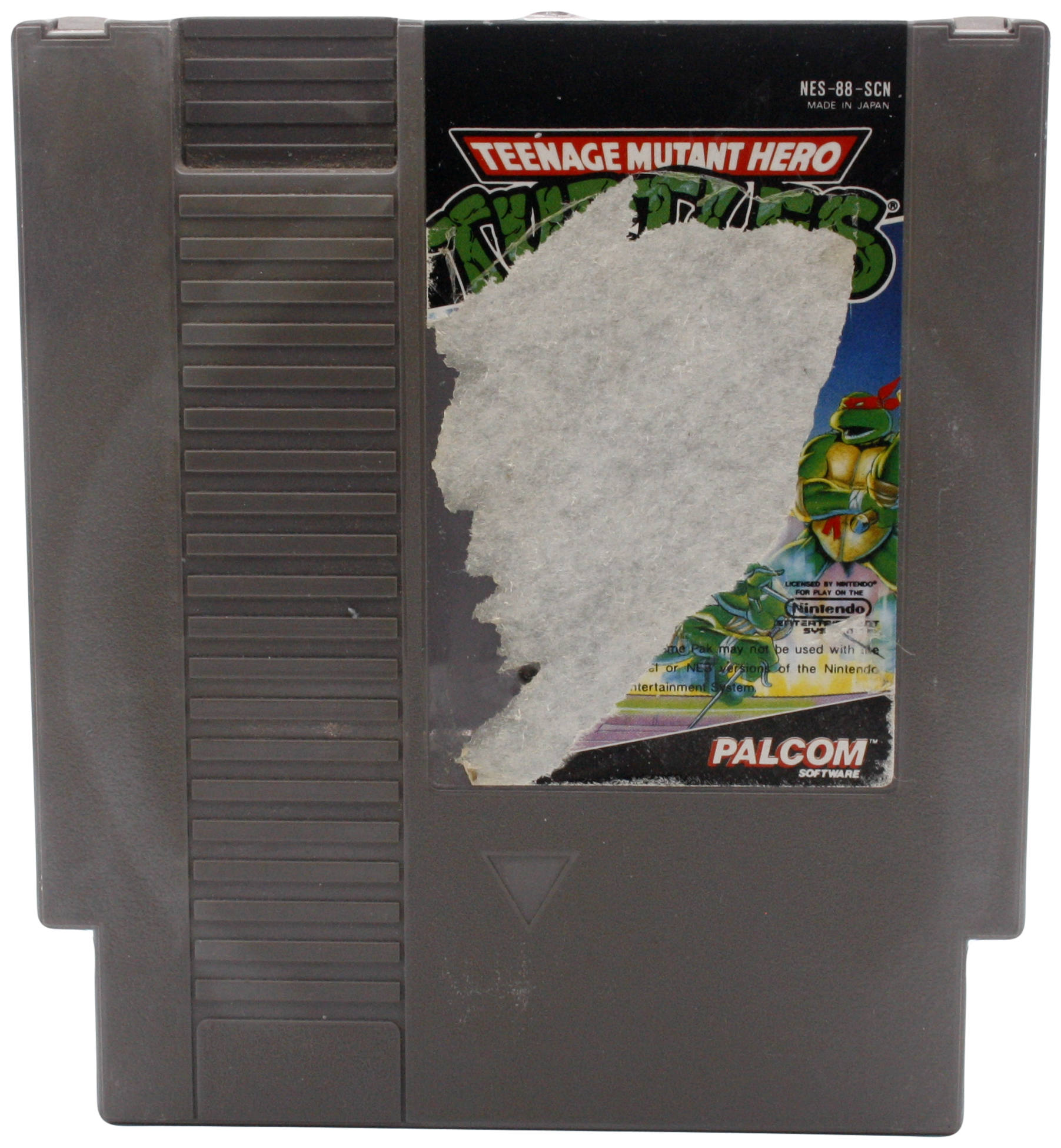 Teenage Mutant Hero Turtles (Dårligt label) (SCN) (NES)